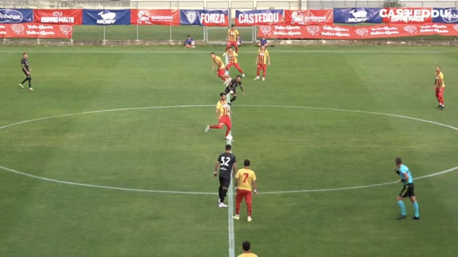 cagliari amichevole iemmello lapadula ritiro saint vincent perucca