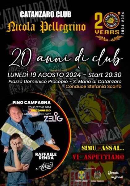 club nicola pellegrino santa maria ventennale