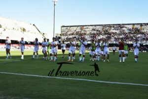 Squadra all'Arechi di Salerno