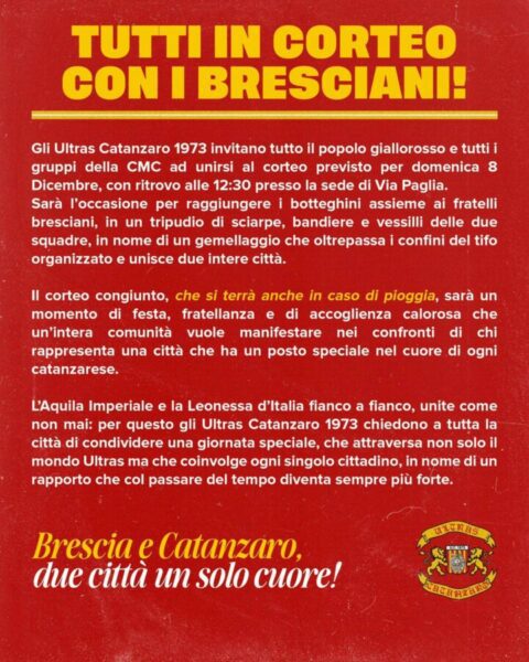 Corteo UC Brescia 